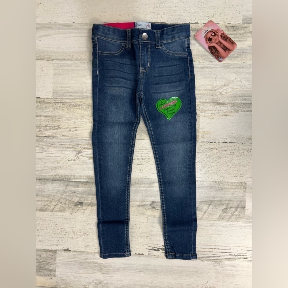 NWT Freestyle Revolution Little Big Girl's Jade Jegging Sz 5